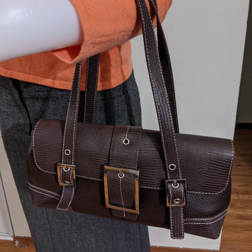 Maxx by New York hand bag purce brown